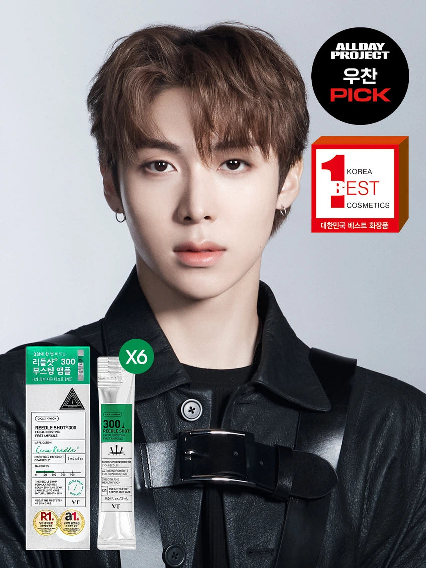VT Cica × Hyalon Reedle Shot 300 — Facial Boosting Microagujas - Miroi Store