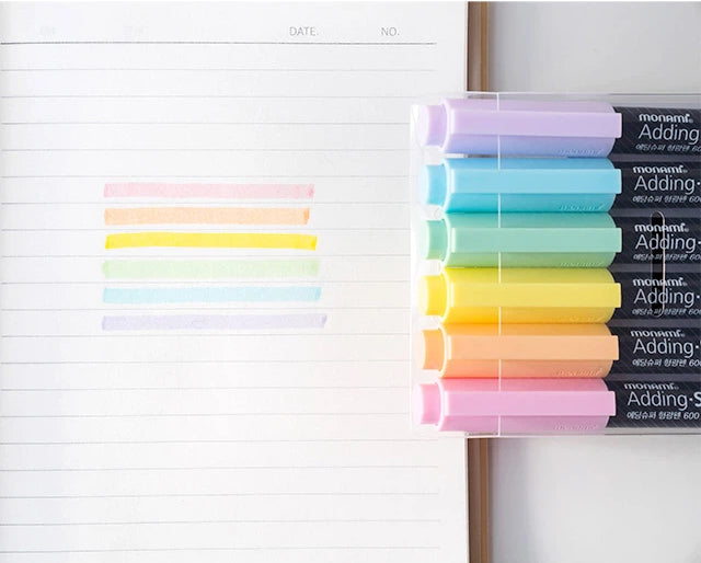 Monami Resaltadores Adding Super Highlighter 600