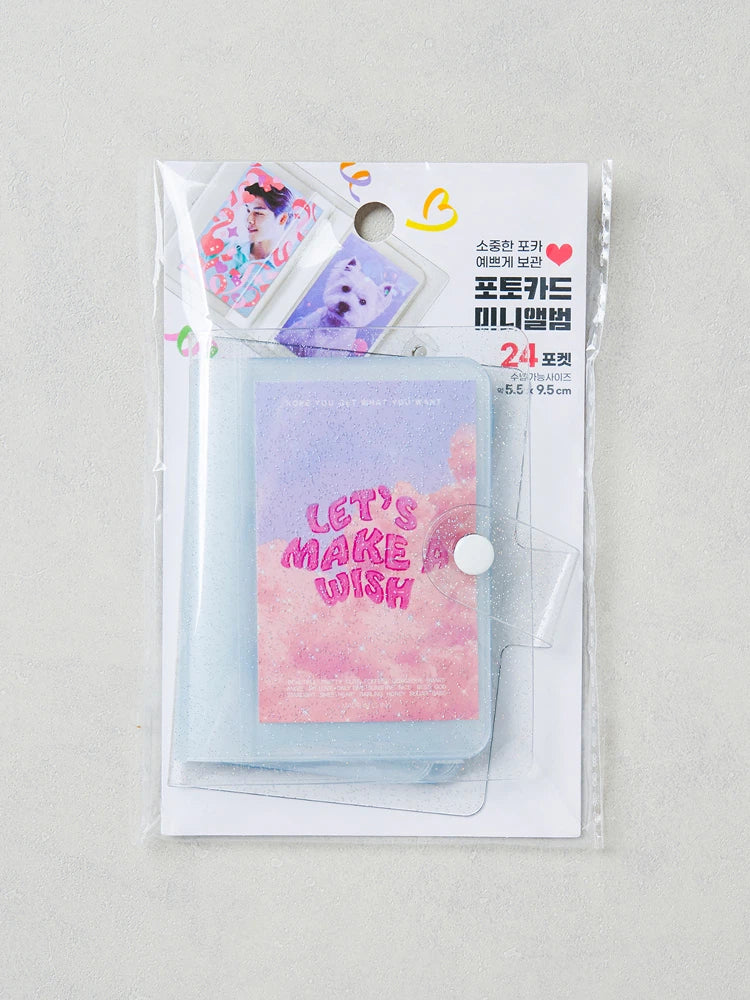 Álbum Transparente para Photocards con Broche (12 Bolsillos)