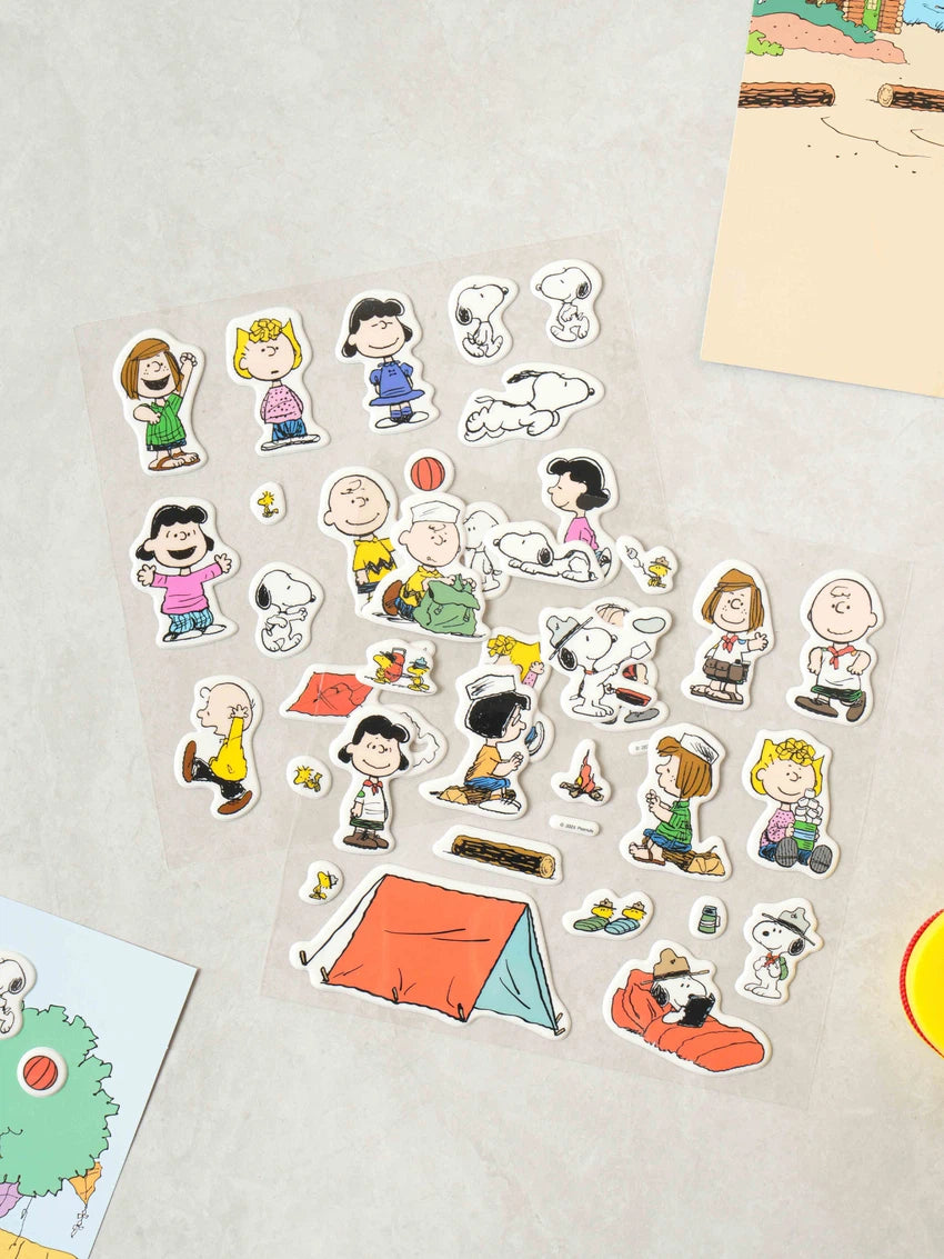Peanuts Stickers Decorativos con Relieve