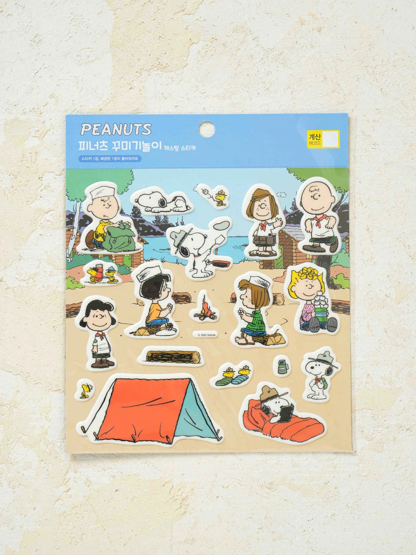 Peanuts Stickers Decorativos con Relieve