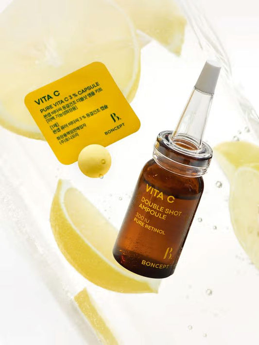 Boncept Vita C Capsule Double Shot Ampoule Kit — Suero Iluminador Concentrado - Miroi Store