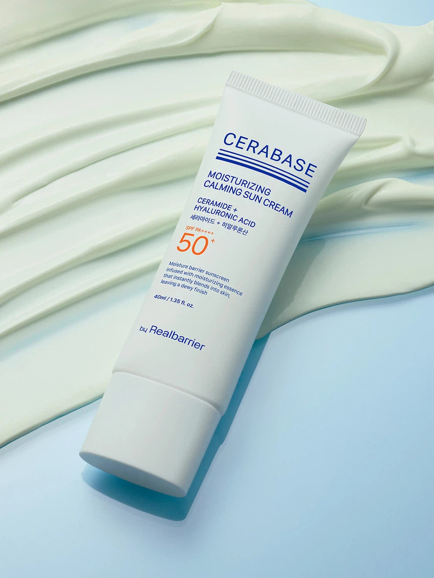 Cerabase Moisturizing Calming Sun Cream Ceramide + Hyaluronic Acid SPF50+ PA++++ - Miroi Store