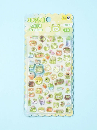 Stickers 3D Matcha