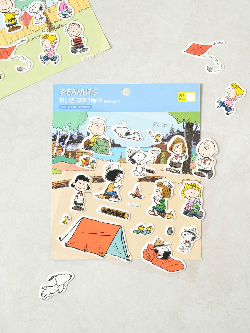 Peanuts Stickers Decorativos con Relieve