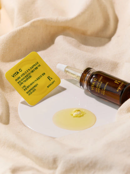 Boncept Vita C Capsule Double Shot Ampoule Kit — Suero Iluminador Concentrado - Miroi Store