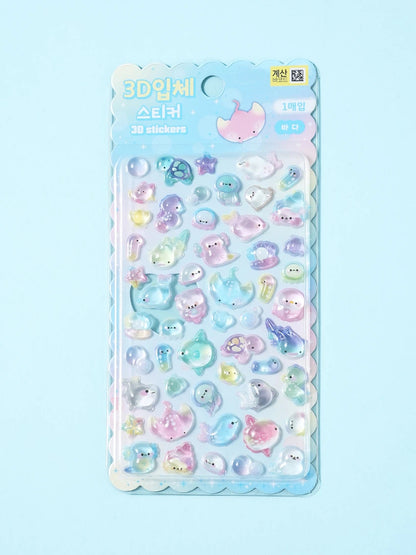 Stickers 3D Mar