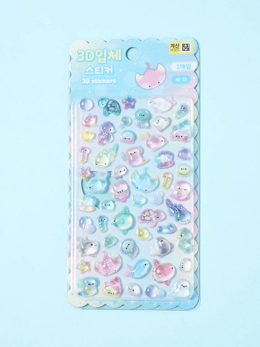 Stickers 3D Mar - Miroi Store