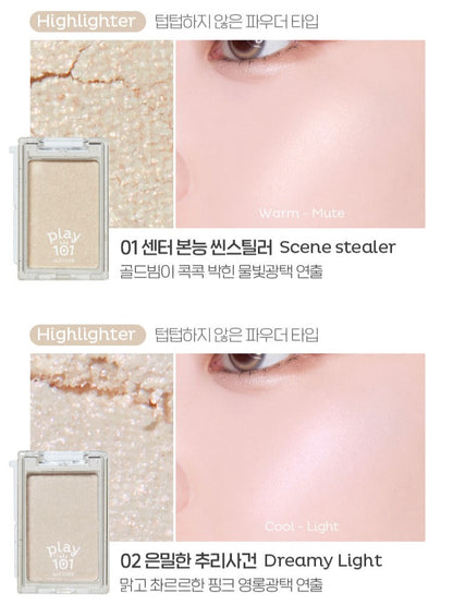 Play 101 by ETUDE Multi Blending Piece Highlighter - Miroi Store