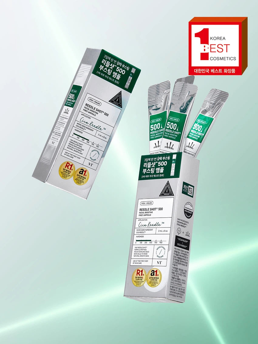 VT Cica X Hyalon Reedle Shot 500 - Facial Boosting - Miroi Store