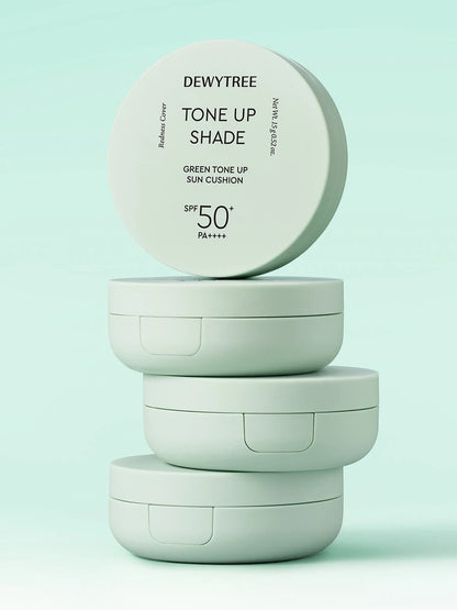 Dewytree Green Tone Up Shade Sun Cushion - SPF 50+