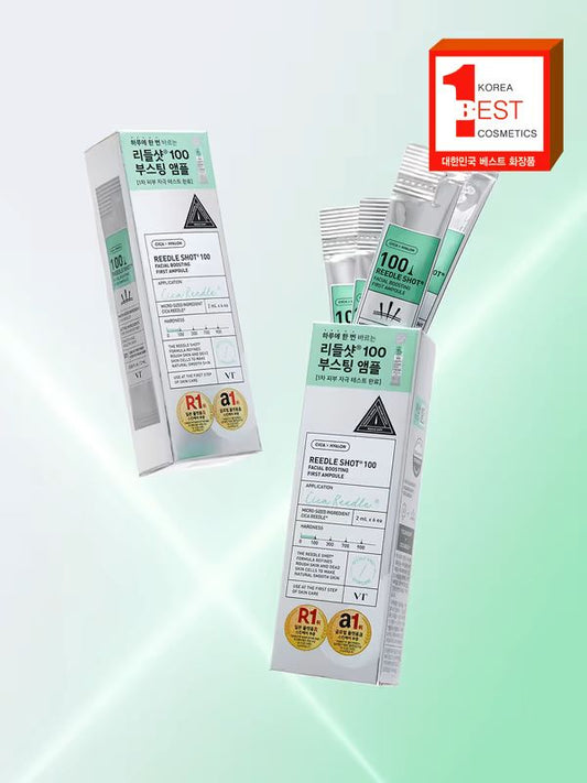 VT Reedle Shot 100 — Facial Boosting First Ampoule (Cica × Hyalon) - Miroi Store