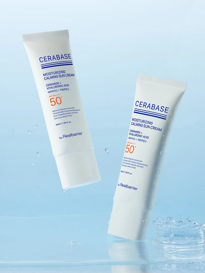 Cerabase Moisturizing Calming Sun Cream Ceramide + Hyaluronic Acid SPF50+ PA++++ - Miroi Store