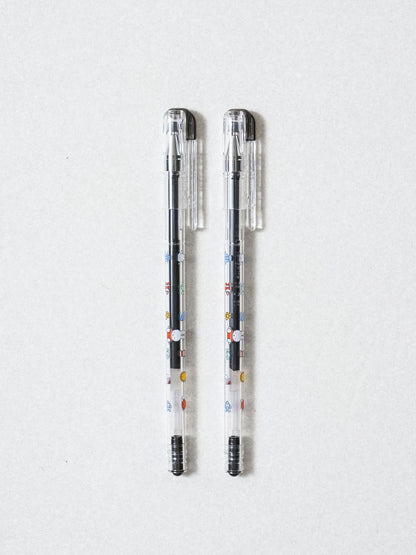 Miffy Set de 2 Plumas de Gel 0.5 mm Negras