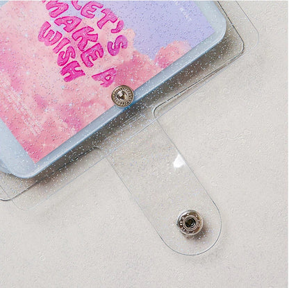 Álbum Transparente para Photocards con Broche (12 Bolsillos)