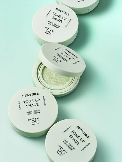 Dewytree Green Tone Up Shade Sun Cushion - SPF 50+