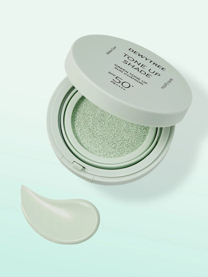 Dewytree Green Tone Up Shade Sun Cushion - SPF 50+