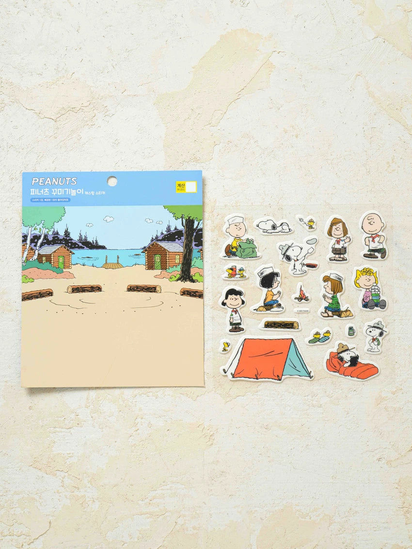 Peanuts Stickers Decorativos con Relieve
