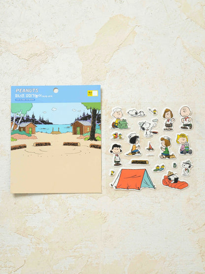 Peanuts Stickers Decorativos con Relieve