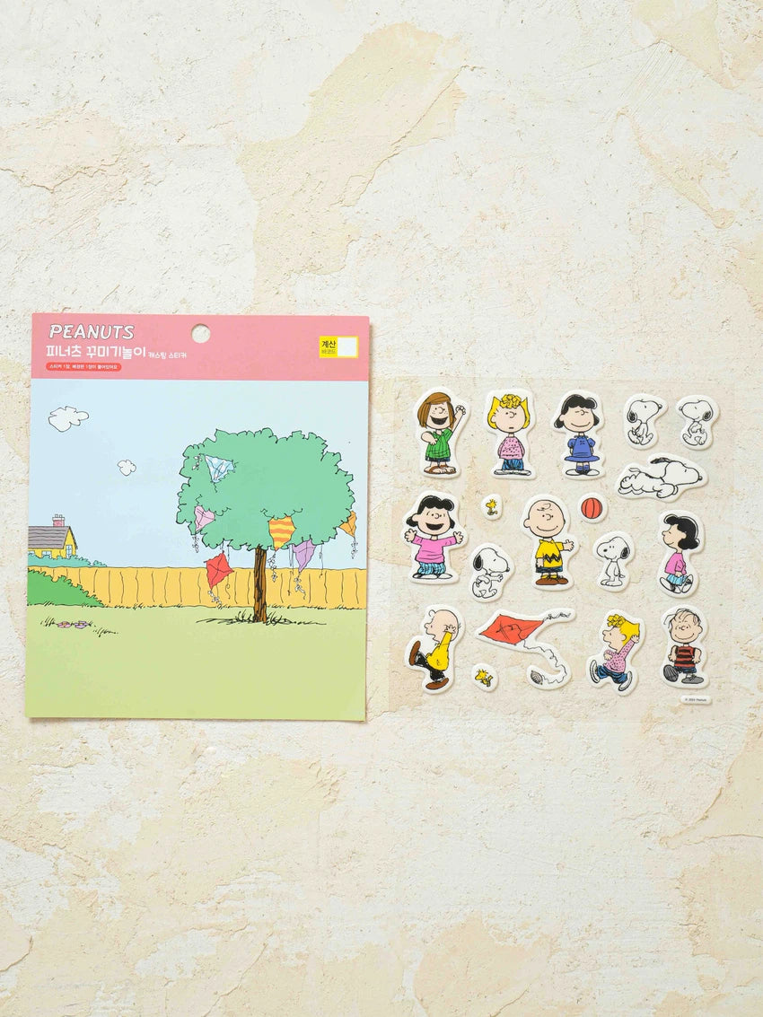 Peanuts Stickers Decorativos con Relieve
