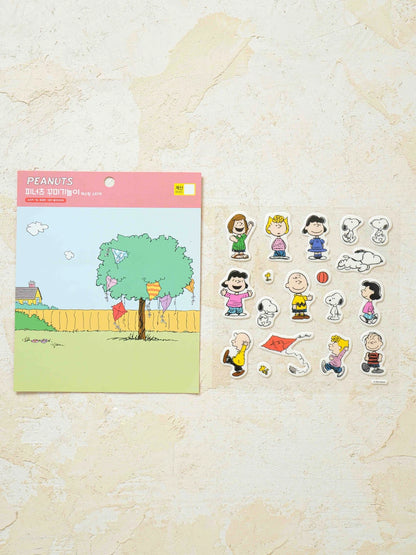 Peanuts Stickers Decorativos con Relieve