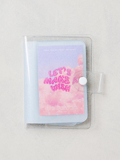 Álbum Transparente para Photocards con Broche (12 Bolsillos)