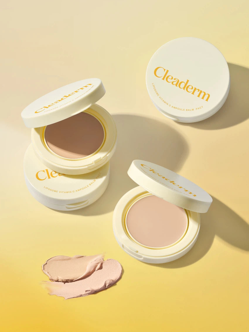 Cleaderm Base Cushion con Vitamina C Liposome Vitamin C Ampoule Balm Pact