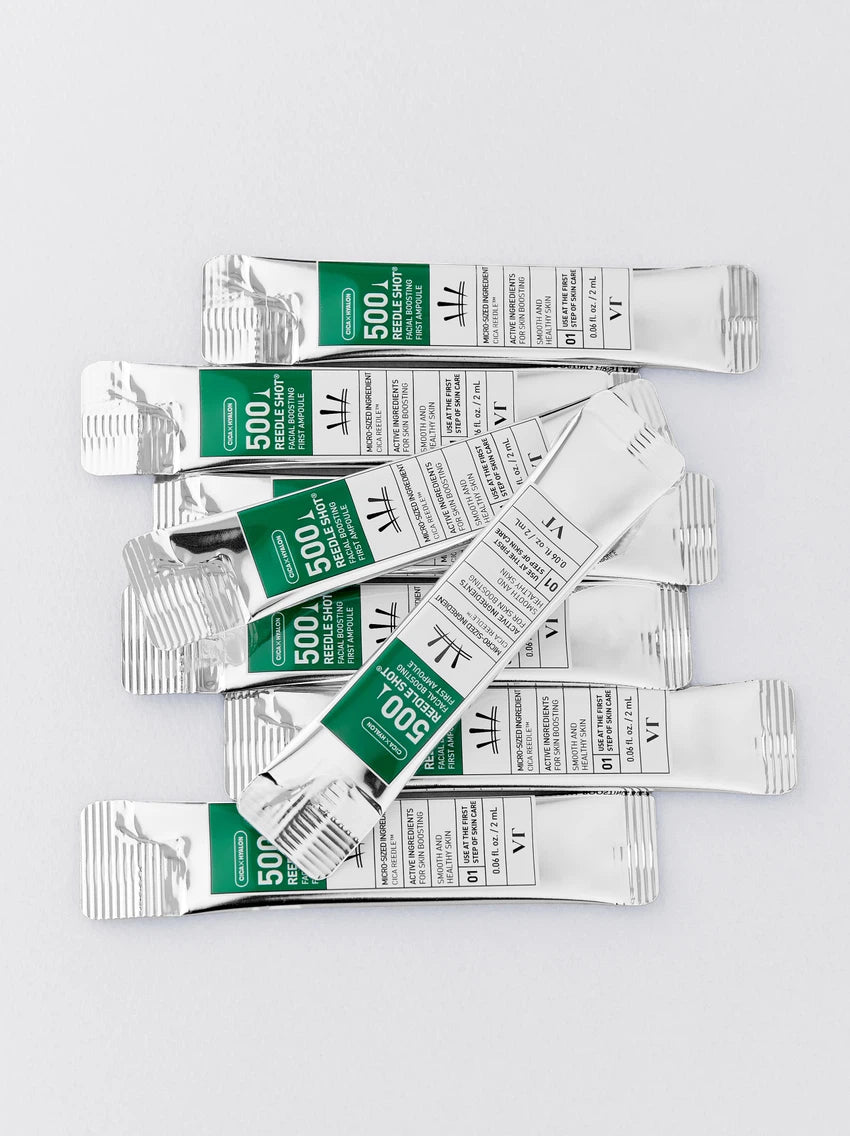 VT Cica X Hyalon Reedle Shot 500 - Facial Boosting - Miroi Store