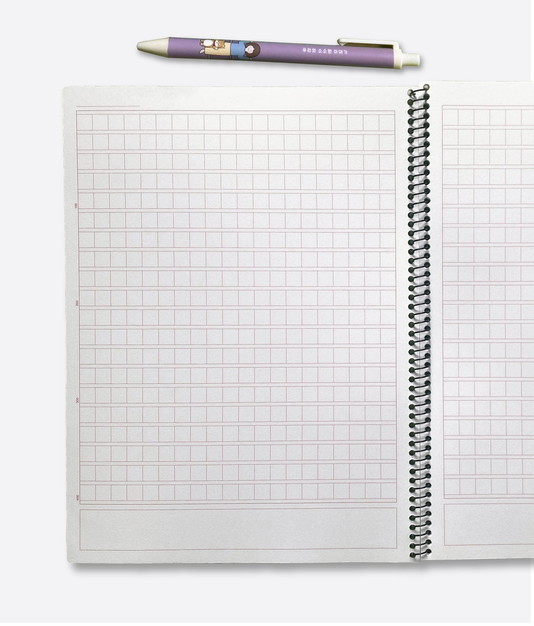 Libreta para escritura coreana - 원고지 노트 - Miroi Store