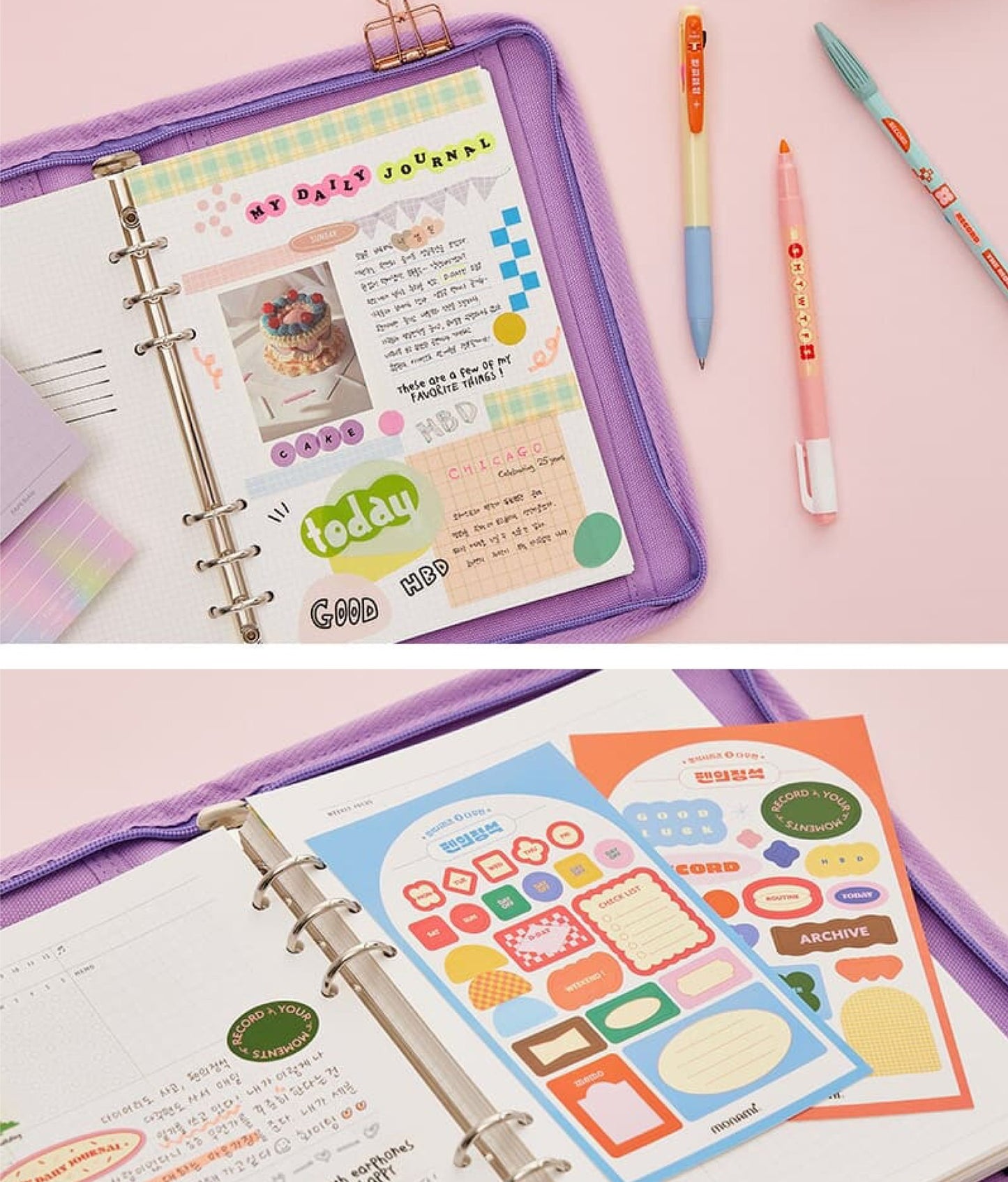 My daily journal - Plumones,marcatextos y pluma - Miroi Store