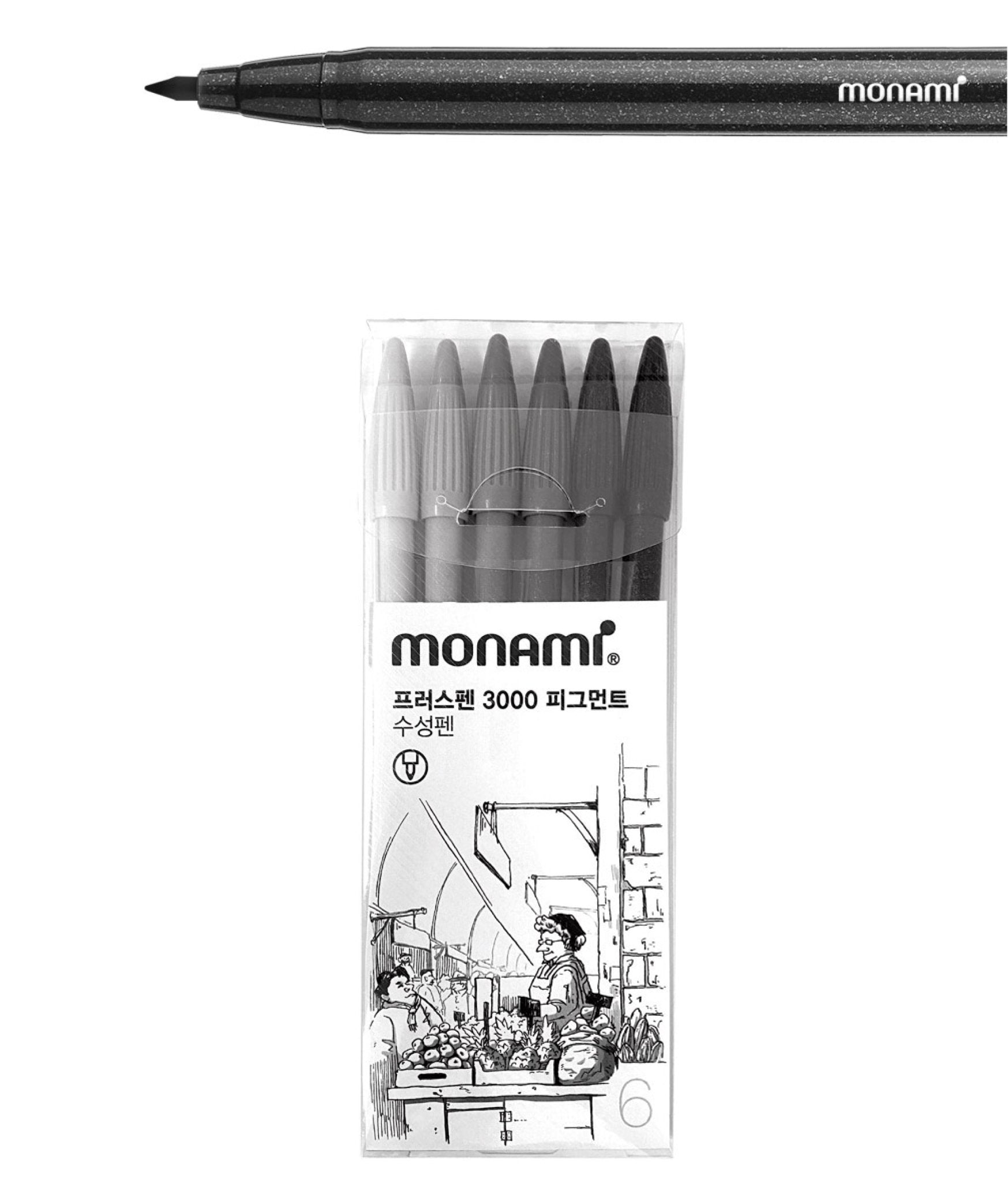 Plumas Pigment 3000 (7 plumas) - Monami - Miroi Store